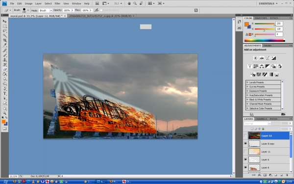 Creation of Mural: Step 5